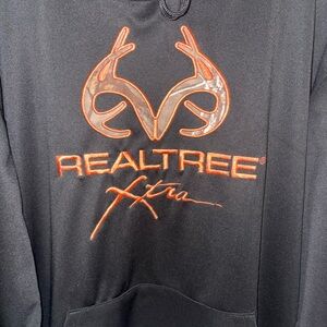 Realtree Black and Orange Men's Hoodie